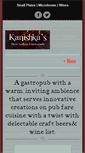 Mobile Screenshot of kanishkasgastropub.com